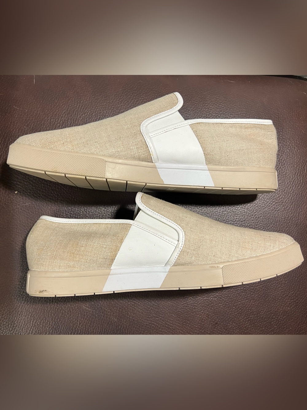 Vince Phalen Pointy Toe Slip On Loafer Sneaker Shoes Size 8 Eur 38 EUC RV 225